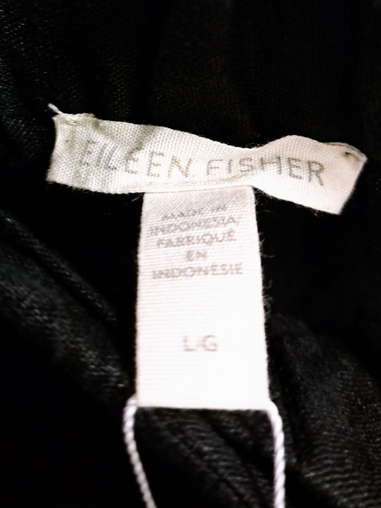 Washed Organic Linen Délavé Wide Trouser Pant Size Large - Picture 7 of 9